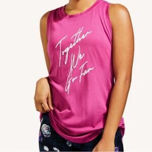 Peloton Together We Go Far Racerback Tank‎ Top M Pink